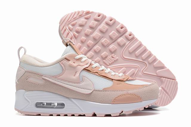 Nike Air Max 90 Futura Pink White Women's Shoes-16